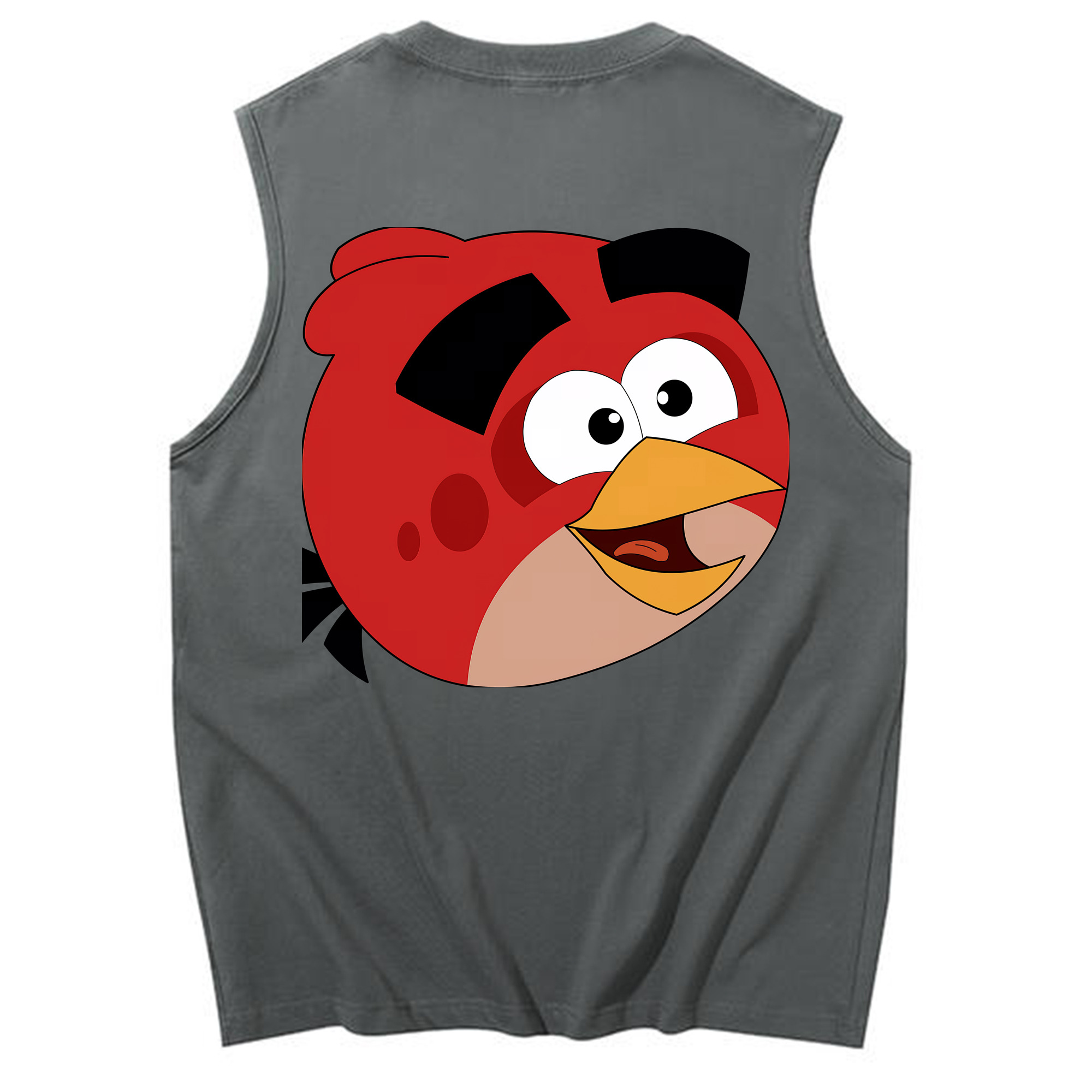 （画像用） Angry Birds アングリーバード コットン100％タンクトップ（背面プリント）